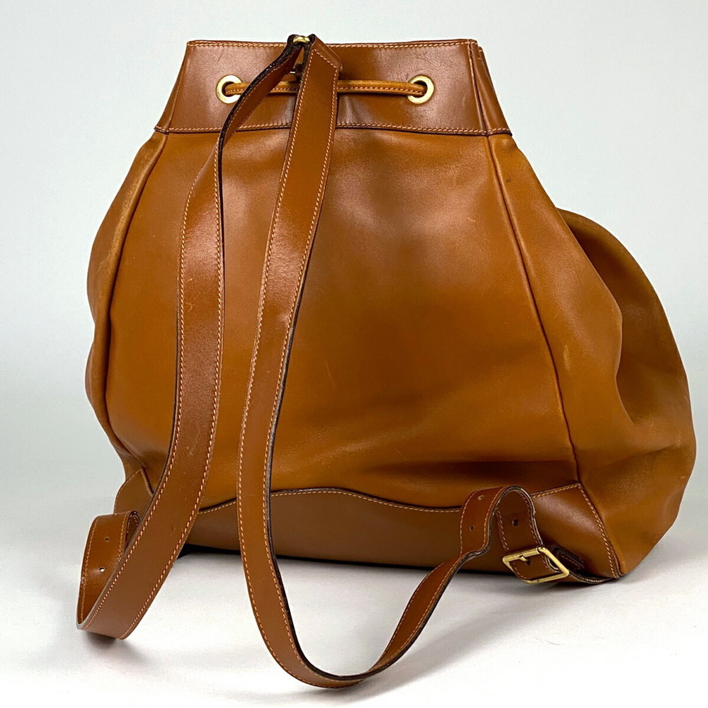 Gucci Logo Rucksack Backpack Backpack Leather Bro… - image 2